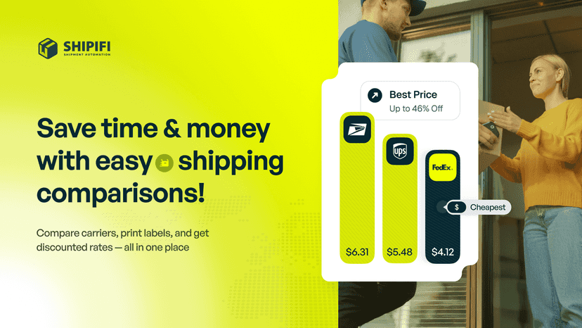 Compare carriers, print labels, and get discounted rates