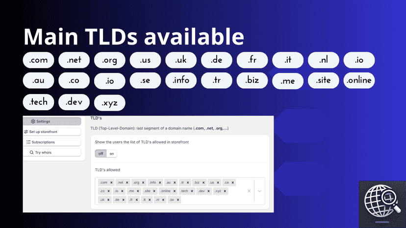 Choose TLDs