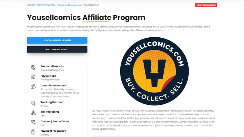 iDevAffiliate - Affiliate Directory Page