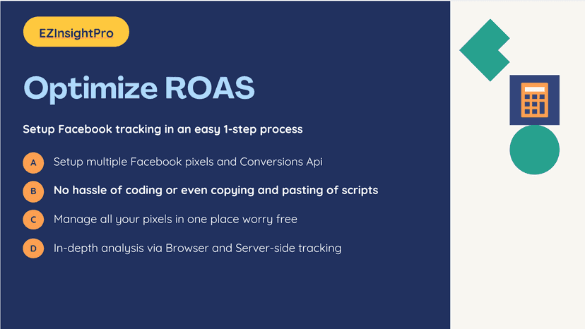Setup Facebook tracking in an easy 1-step process