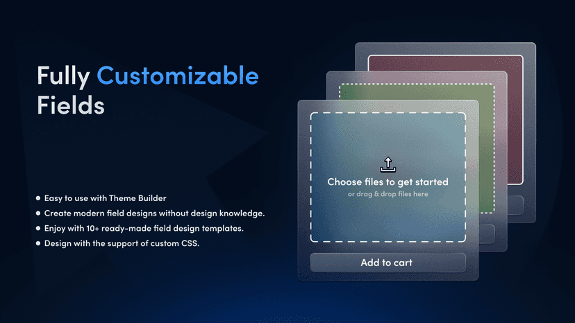 Fully Customizable Fields