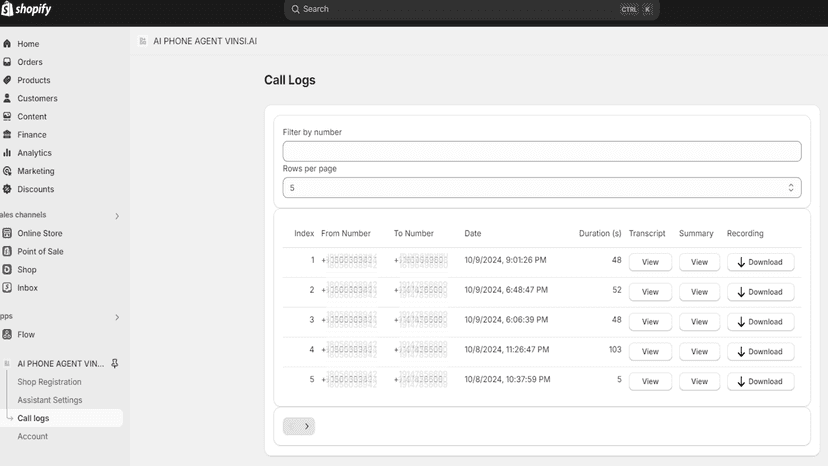 Call Logs