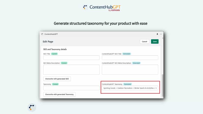 Generate structured taxonomy for your products with ease