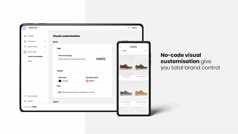 Motive Commerce Search Visual Customisations Shopify