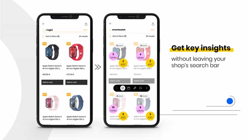 Motive Commerce Search with Backroom feature on Shopify