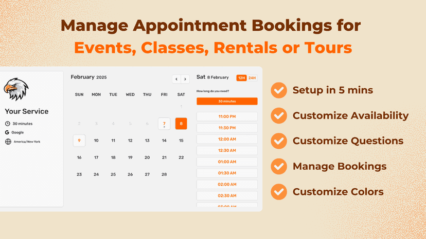Book Appointments from Shopify Storefront