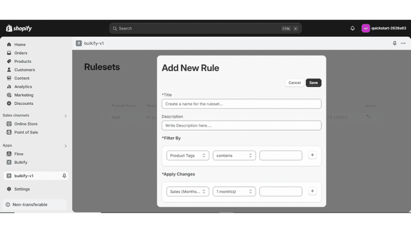 Create custom rulesets tailored to your requirements.