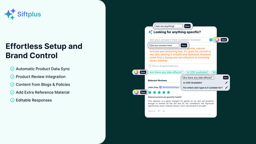 Effortless app setup and brand control with auto-syncing of data