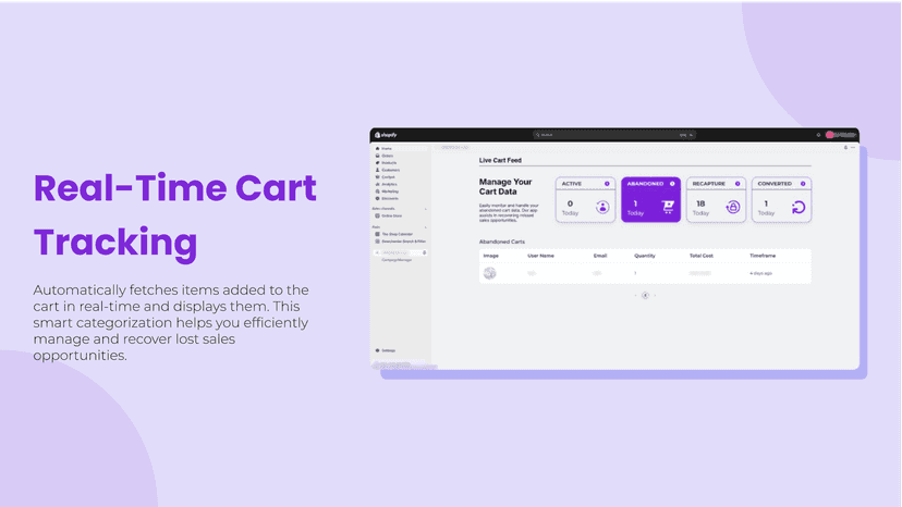 Real-Time Cart Tracking