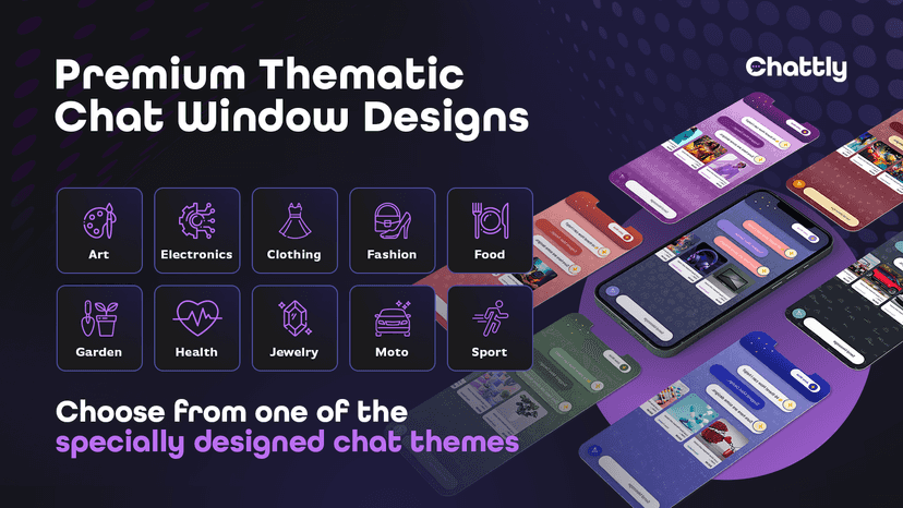 Premium Themes - make your customer chat window more unique