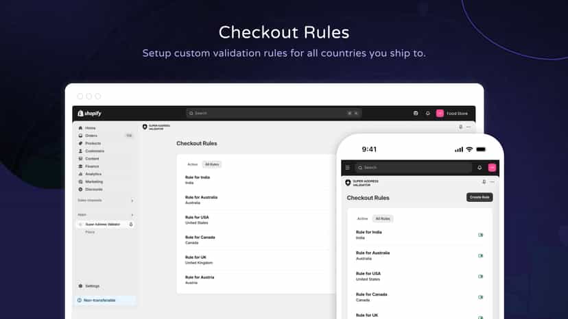 Multiple validations