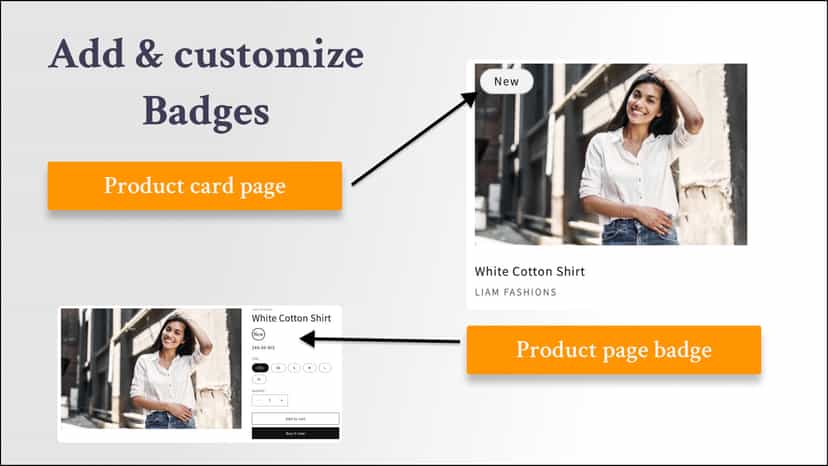 Product badges