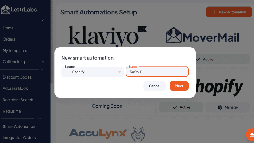 New Shopify Smart Automation