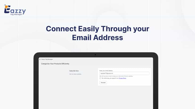Connect Easily Through your Email Address