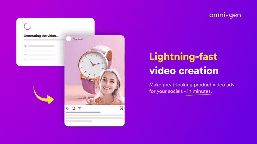 OmniGen AI Video: Fast video creation for social media and more