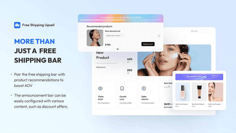 More than just a Free Shipping Bar
