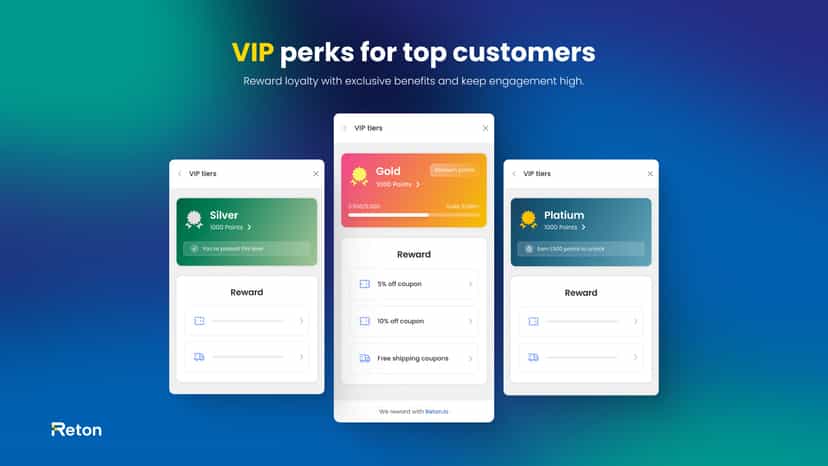 Vip perks for top customers!