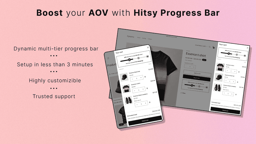 Dynamic, multi-tier progress bar, easy to setup and customise