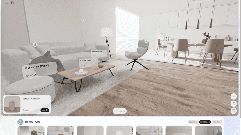 Publish your Shopify store and 3D products to BazaarVR.com