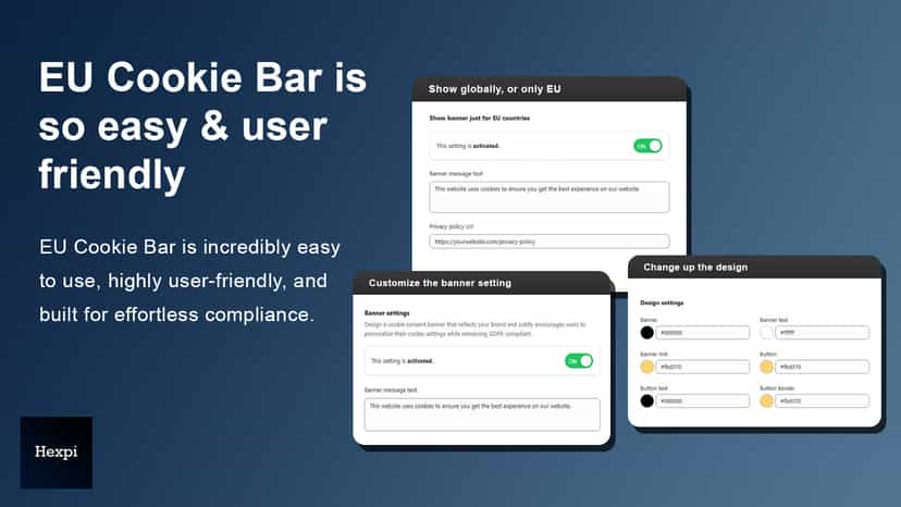 Customize the banner setting