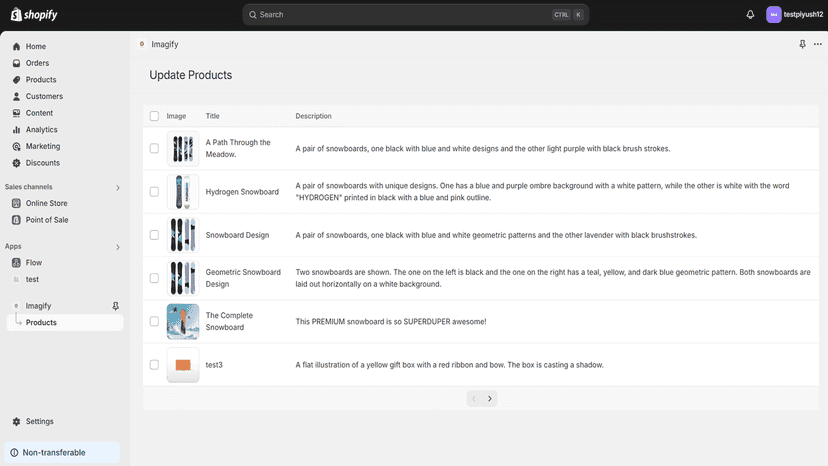 Product List