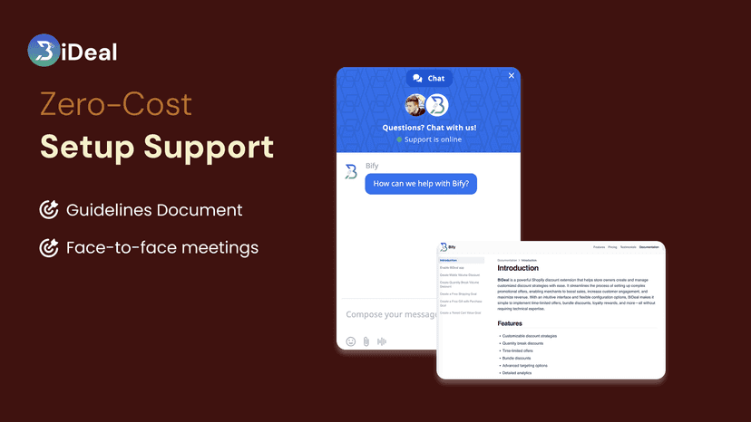 Free setup assistance