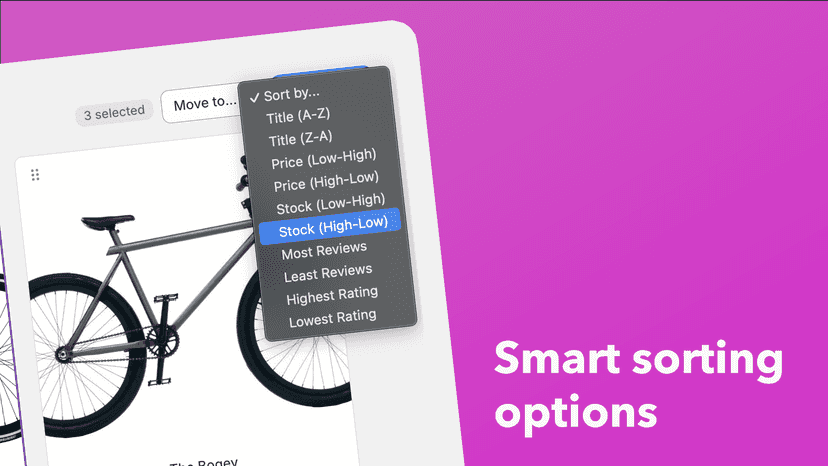 Smart sorting options