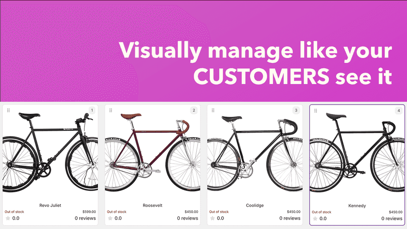 Visual grid manager