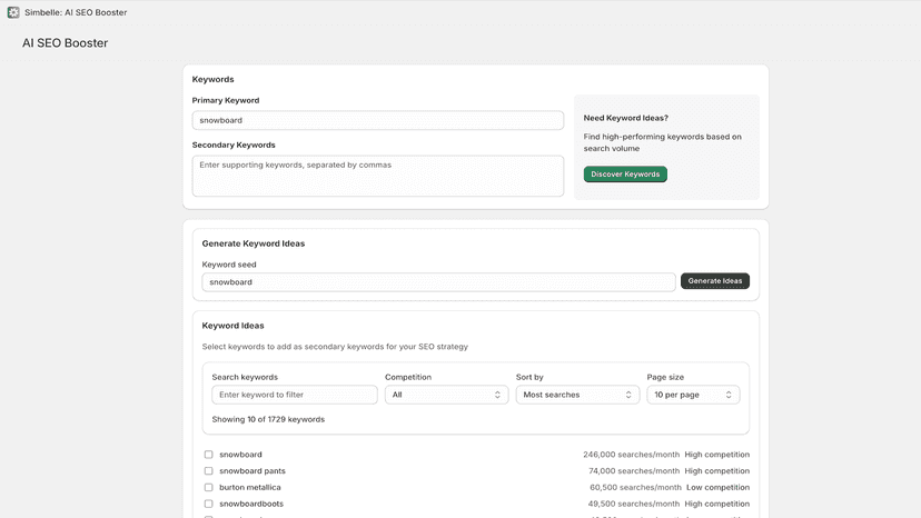 keyword research