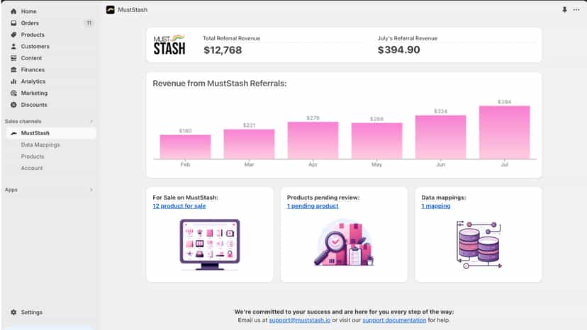 MustStash Dashboard