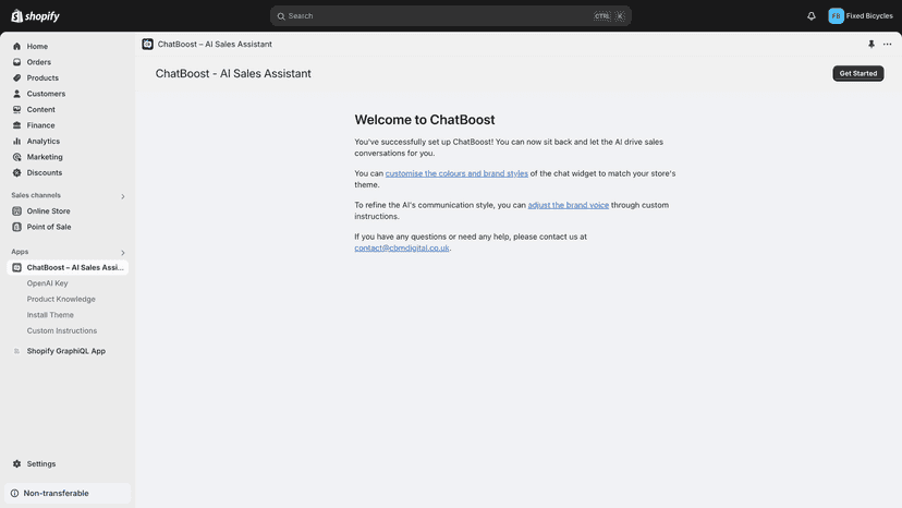 Connect your store's product info automatically on install