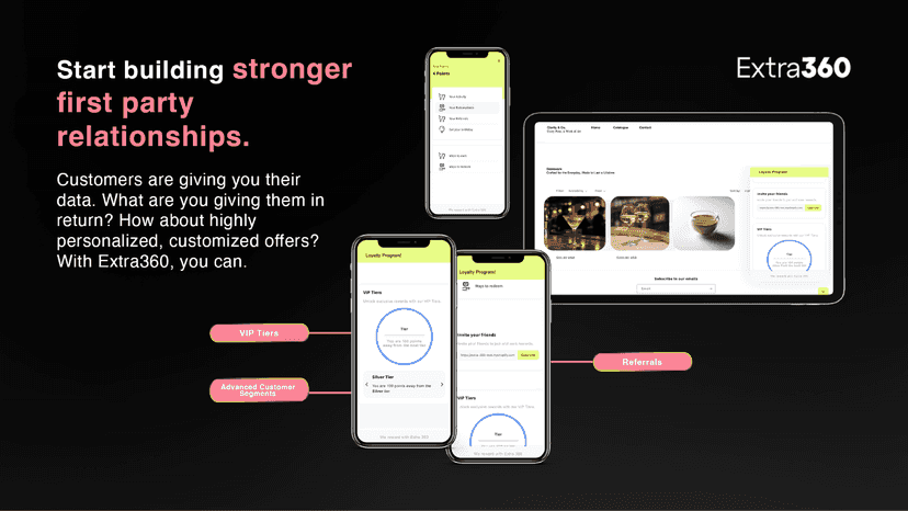 Start Building stronger first party relationships.