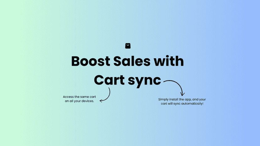 sync carts across device and make more sales