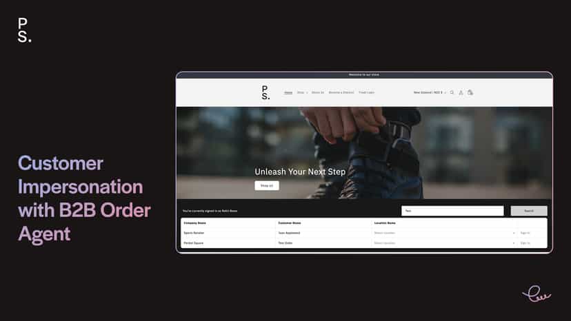 Customer Impersonation with B2B Order Agent