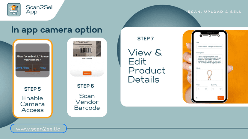 Scan with your device's camera