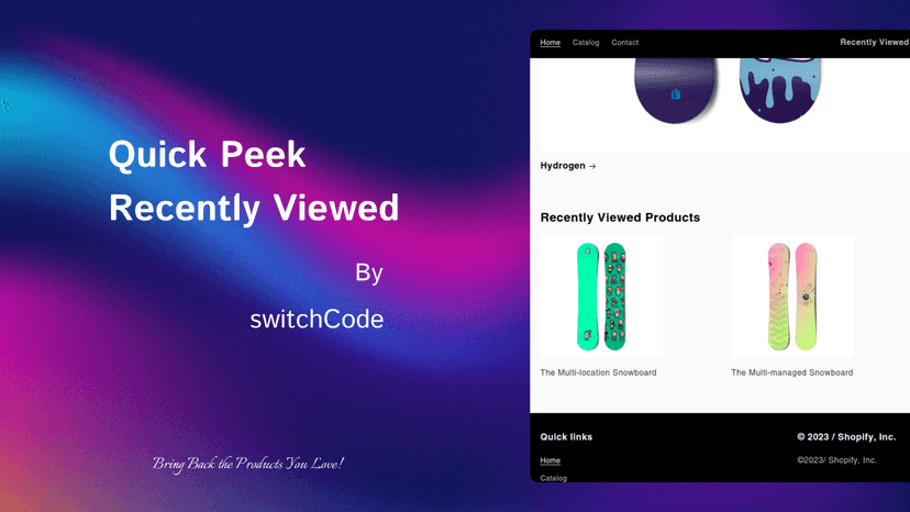 Recently Viewed Products