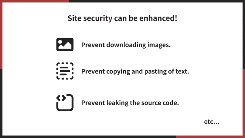Site security can be enhanced!