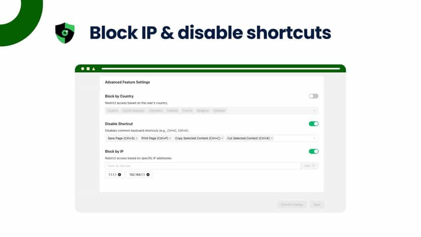KOI Disable Right Click interface with 03 advanced features