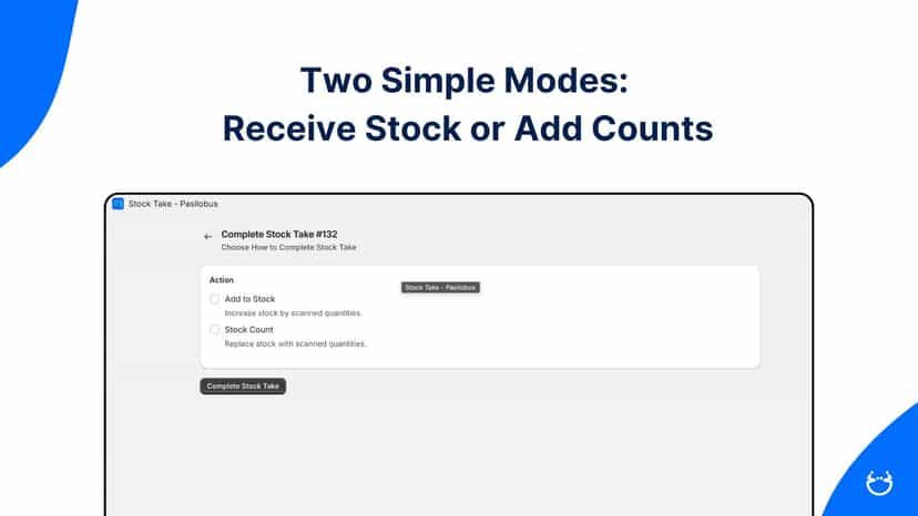 stock take shopify POS