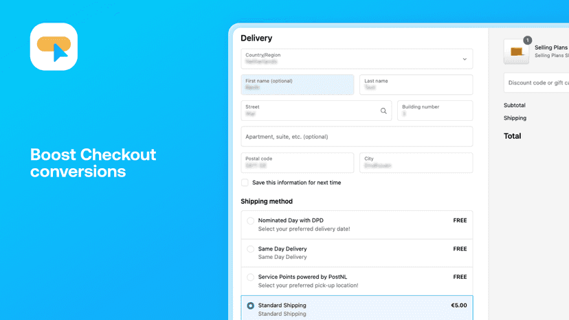 Boost Checkout conversions