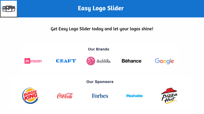 Store front Slider Design