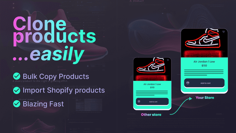 Clone products into your store