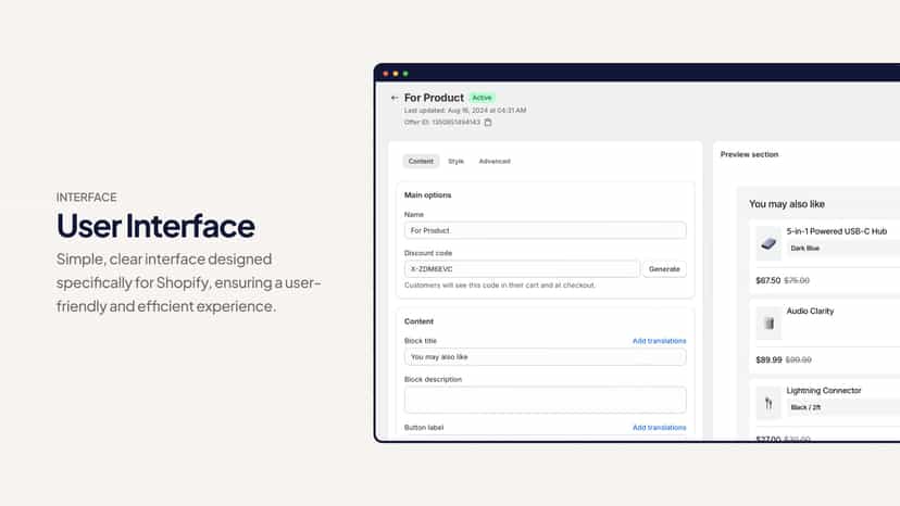 Designed for a seamless and streamlined user experience.