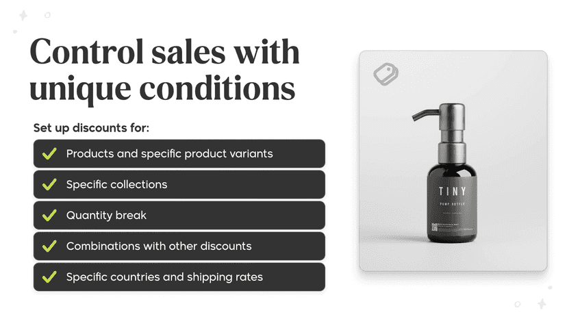 Photo of discount conditions in the Strike app