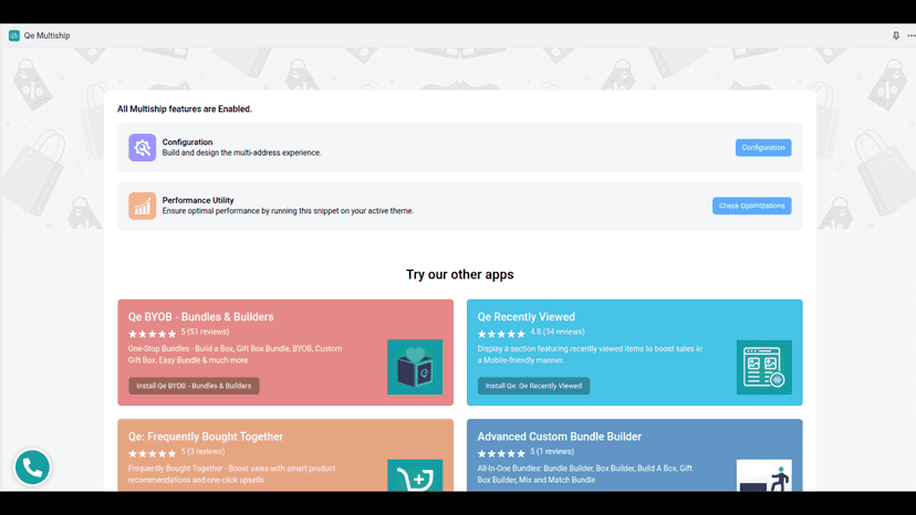 Qe Multiship App