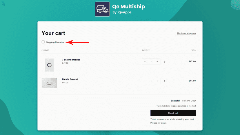 Qe Multiship App