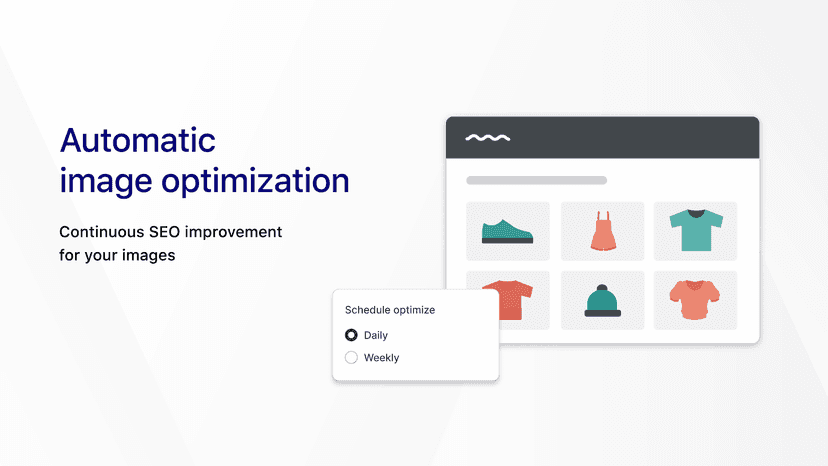 auto optimize images with schedule by App Plaza