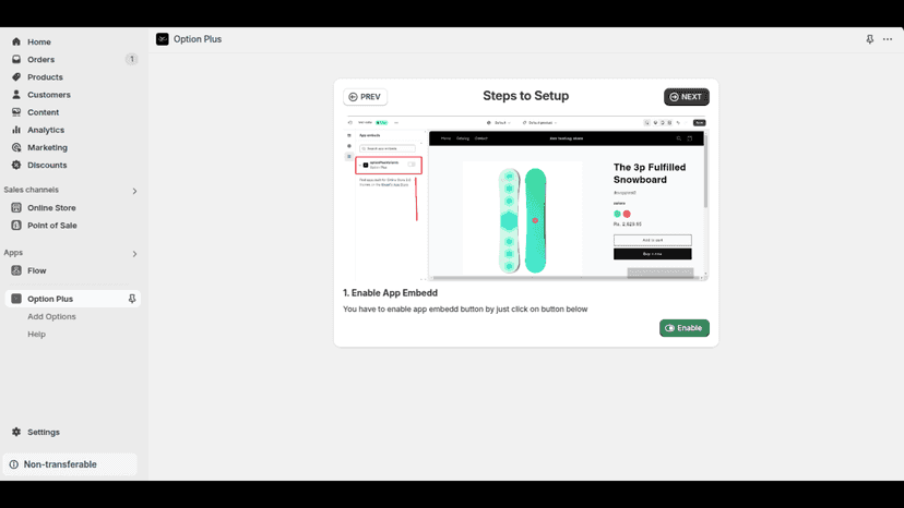 Admin Home Page