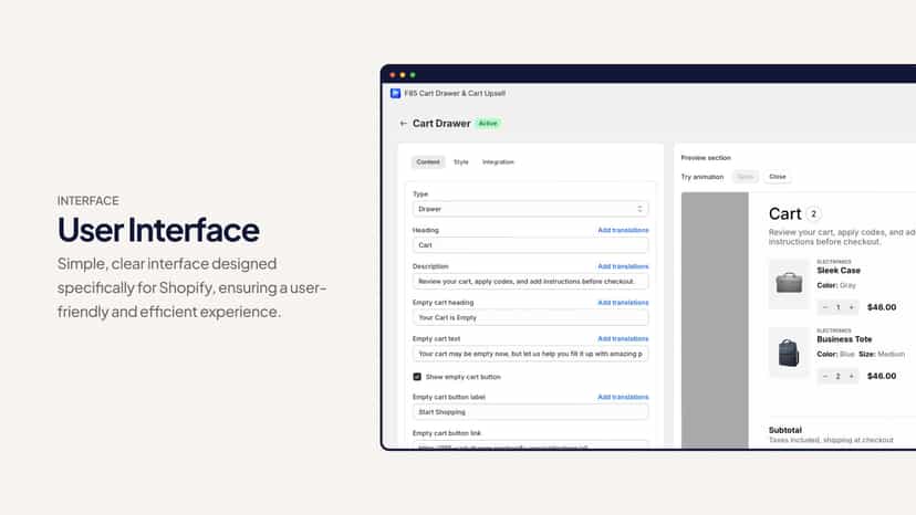 Ensure efficient setup with Shopify integration.