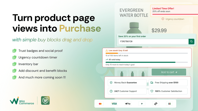 Product Page Blocks: Turn Product Page Views into Purchases